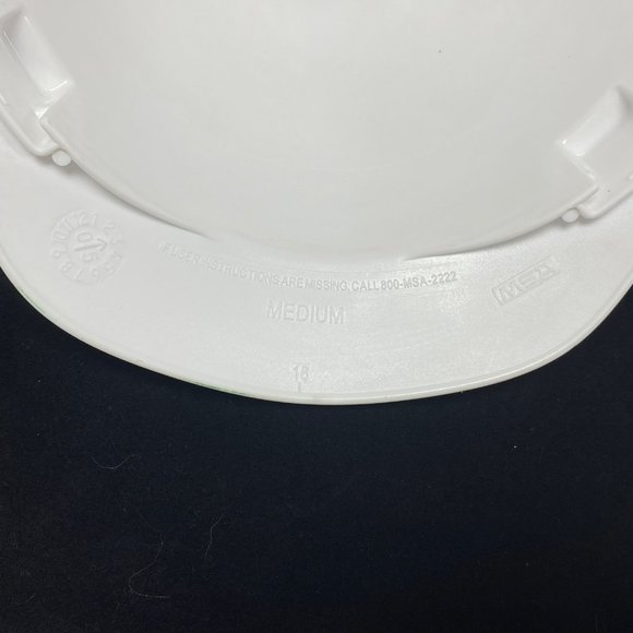 Patriotic Hard Hat Cap White MSA V-Gard Freedom Series Class E/G Type 1 Medium - Picture 8 of 11